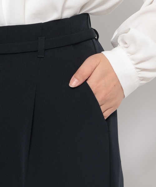 セール】【入卒式／セレモニー】Wクロスベルト付きワイドパンツ 598344