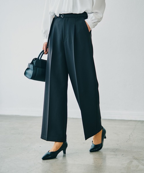 入卒式／セレモニー】Wクロスベルト付きワイドパンツ 598344（その他