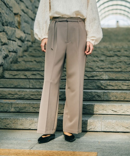 入卒式／セレモニー】Wクロスベルト付きワイドパンツ 598344（その他