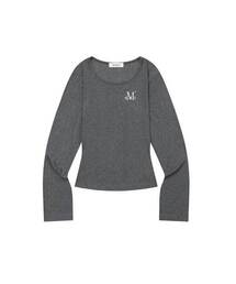 チャティスリムフィットラウンドネックTシャツ（6カラー）