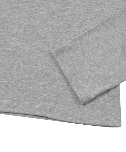 MUCENT(ムセント)の「チャティスリムフィットラウンドネックTシャツ(6カラー)(Tシャツ/カットソー・レディース・グレー/ブラウン/ブラック/ホワイト/チャコールグレー/Beige・FREE)」の9枚目の写真