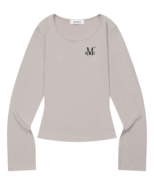 MUCENT(ムセント)の「チャティスリムフィットラウンドネックTシャツ(6カラー)(Tシャツ/カットソー・レディース・グレー/ブラウン/ブラック/ホワイト/チャコールグレー/Beige・FREE)」の22枚目の写真