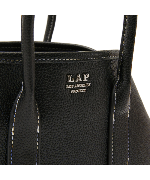 LAP（ラップ）の「TAILOR TOTE BAG AR7AB801（トートバッグ・レディース・ブラック/アイボリー/キャメル・FREE）」の11枚目の写真