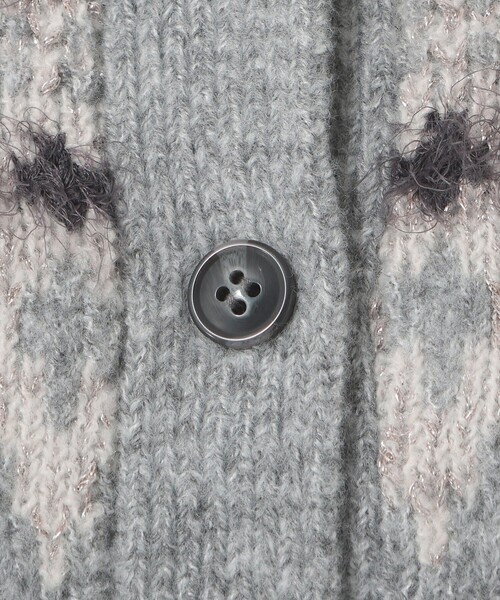 Afternoon Tea（アフタヌーンティー）の「ノルディックフェザーカーディガン（カーディガン/ボレロ・レディース・ベージュ/グレー・MEDIUM）」の9枚目の写真