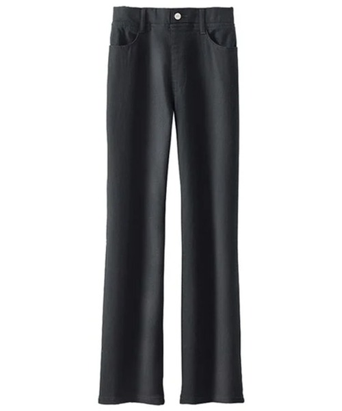 BELLUNA PLUS(ベルーナ)の「裏起毛セミフレアーデニムパンツ71丈(その他パンツ・レディース・インディゴブルー/ブラック/ライトブルー・SMALL/MEDIUM/LARGE/X-LARGE)」の8枚目の写真
