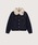 LA POMME jours�i���|�~�E�W���[���j�́uFur Collar Denim Down Jacket�i�_�E���W���P�b�g/�R�[�g�j�v�b�_�[�N�u���[