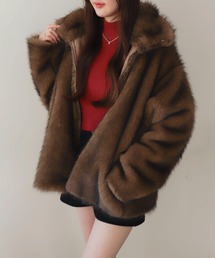 WEGO | WEGO/【25年秋冬新作】2WAYカラーフェイクファーブルゾン(ブルゾン)