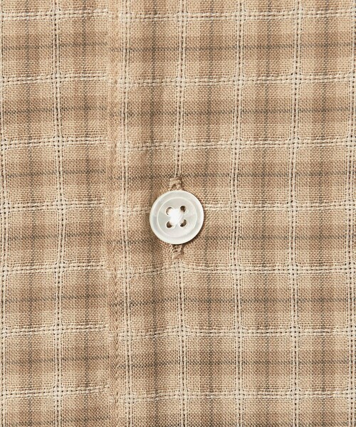 Steven Alan(スティーブンアラン)の「<Steven Alan> オーガニックコットン ドビー チェック レギュラーカラー シャツ LOOSE(シャツ/ブラウス・メンズ・オフホワイト/ベージュ/ダークブラウン・M/S/L/XL)」の22枚目の写真