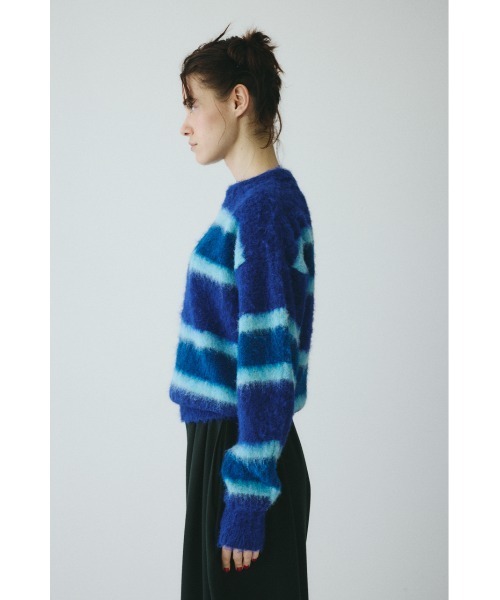 HeRIN.CYE(ヘリンドットサイ)の「Shaggy knit tops シャギーニットトップス(ニット/セーター・レディース・グレー系その他/ブルー系その他・FREE)」の12枚目の写真