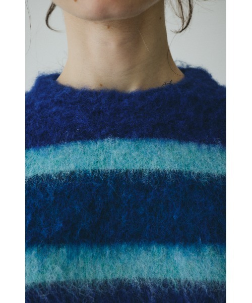 HeRIN.CYE(ヘリンドットサイ)の「Shaggy knit tops シャギーニットトップス(ニット/セーター・レディース・グレー系その他/ブルー系その他・FREE)」の14枚目の写真
