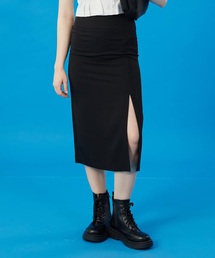 WOMEN クーリング冷蔵庫 スリムセミトイム ロングスカート [BLACK] ロングスカート ver.