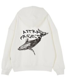 ASTRAL PROJECTION（アストラルプロジェクション）の「ウェイルオーバーサイズドロップショルダーフードパーカー_ホワイト（パーカー）」