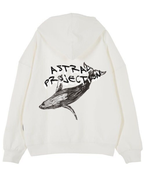 ASTRAL PROJECTION(アストラルプロジェクション)の「ウェイルオーバーサイズドロップショルダーフードパーカー_ホワイト(パーカー・メンズ・その他・LARGE/X-LARGE)」の1枚目の写真