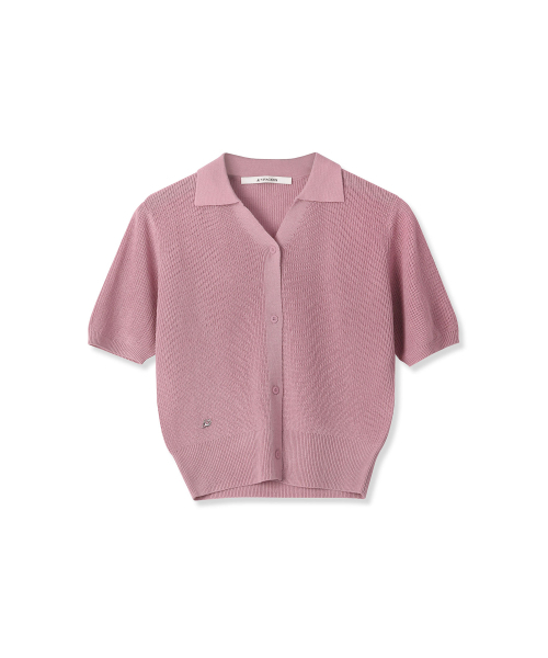 Vivacious(ビバシャス)の「Cooling Collar knit Cardigan - 4COL(カーディガン/ボレロ・レディース・ブラック/アイボリー/スカイブルー/ピンク・FREE)」の8枚目の写真