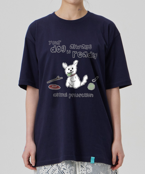 ASTRAL PROJECTION（アストラルプロジェクション）の「[ドゥドルパピー]コットンルーズフィット半袖Tシャツ_スペースネイビー（Tシャツ/カットソー・メンズ・その他・LARGE/MEDIUM/X-LARGE/XX-LARGE）」の3枚目の写真
