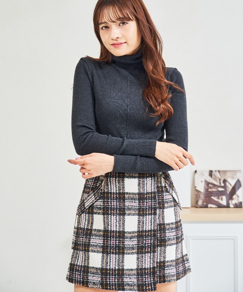 MISCH MASCH(ミッシュマッシュ)の「ZOZO限定 袖切替タートルネックニット(ニット/セーター・レディース・グレー/ネイビー・フリ-)」の17枚目の写真