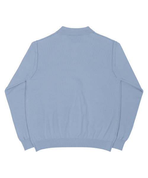 SELITIO(セレティオ)の「男性ベーシックソフトカラーニットブルー(ニット/セーター・メンズ・ブルー・MEDIUM/LARGE/X-LARGE)」の2枚目の写真