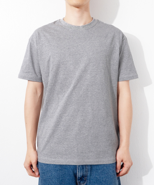 QT8 GARMENTS(キューティーエイトガーメント)の「OC Silky Plain Tee (Grey)(Tシャツ/カットソー・レディース・その他・MEDIUM/LARGE/X-LARGE)」の1枚目の写真