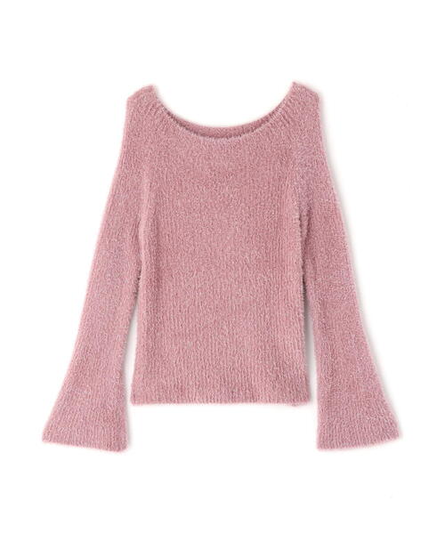 PROPORTION BODY DRESSING（プロポーションボディドレッシング）の「ラメフェザーボートネックニット / 1216170001（ニット/セーター・レディース・グレー/ピンク/ベージュ・FREE）」の19枚目の写真