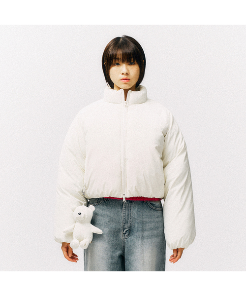 PHYSICAL DEPARTMENT(フィジカル デパートメント)の「ウィメンズベアプファージャケットクリーム(ダウンジャケット/コート・レディース・その他・SMALL/MEDIUM)」の1枚目の写真