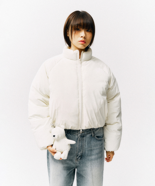 PHYSICAL DEPARTMENT(フィジカル デパートメント)の「ウィメンズベアプファージャケットクリーム(ダウンジャケット/コート・レディース・その他・SMALL/MEDIUM)」の12枚目の写真