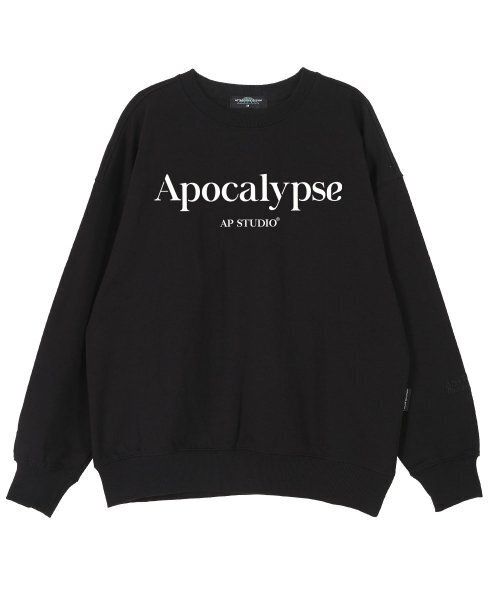 ASTRAL PROJECTION(アストラルプロジェクション)の「アポカリプスオーバーサイズドロップショルダースウェット_ブラック(スウェット・メンズ・その他・LARGE/X-LARGE)」の1枚目の写真
