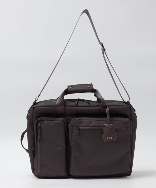 SHIPS(シップス)の「【新色追加】【WEB限定】SHIPS: 3WAY ビズ ワイド ブリーフ バッグ(ビジネスバッグ・メンズ・オリーブ/ブラック/ネイビー/チャコールグレー/ブラウン・ONE SIZE)」の4枚目の写真