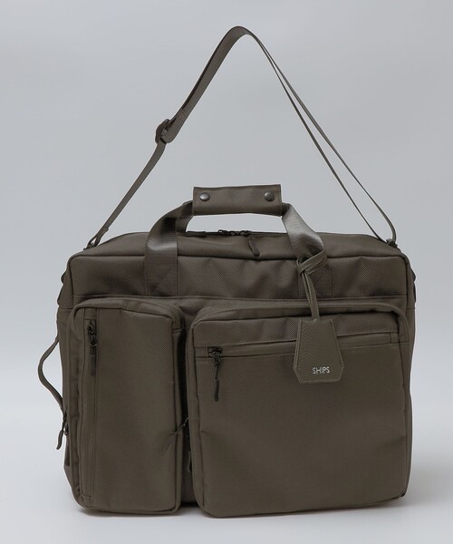 WEB限定】SHIPS: 3WAY ビズ ワイド ブリーフ バッグ（ビジネスバッグ