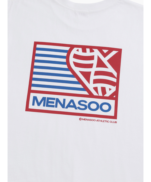 MENASOO（ミナス）の「SMALL HEARTTRACK OVER FIT TEE_WHITE（Tシャツ/カットソー・レディース・ホワイト・FREE）」の17枚目の写真