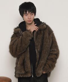 POMPOM FAUX ファージャケット（その他アウター）｜LAGUA GEM