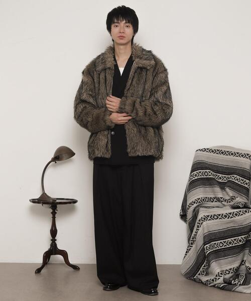 LUCY（ルーシー）の「LUCY/【25年秋冬新作】フェイクファーZIPブルゾン