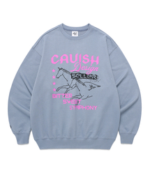 Cavish（カビシ）の「UNICORN SWEATSHIRT BLUE(CV2EFUM443A)（スウェット）」