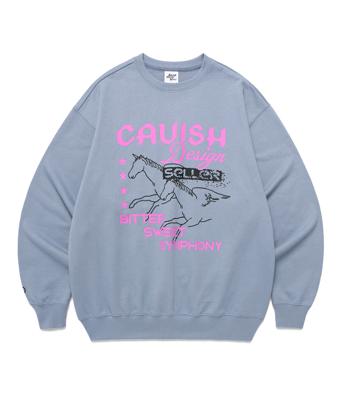 UNICORN SWEATSHIRT BLUE(CV2EFUM443A)