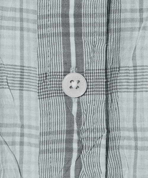 Diamond Layla(ダイアモンドレイラ)の「Detachable Crease Check Shirt S167 Gray Achromatic(シャツ/ブラウス・レディース・その他・MEDIUM/LARGE/X-LARGE)」の7枚目の写真