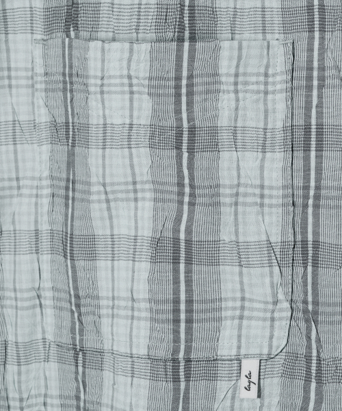 Diamond Layla(ダイアモンドレイラ)の「Detachable Crease Check Shirt S167 Gray Achromatic(シャツ/ブラウス・レディース・その他・MEDIUM/LARGE/X-LARGE)」の8枚目の写真