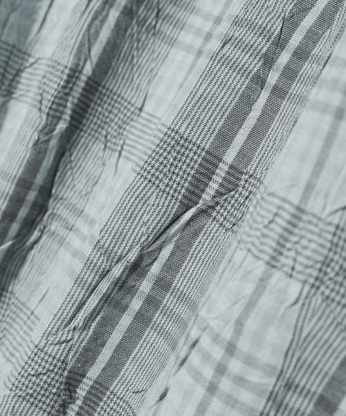 Diamond Layla(ダイアモンドレイラ)の「Detachable Crease Check Shirt S167 Gray Achromatic(シャツ/ブラウス・レディース・その他・MEDIUM/LARGE/X-LARGE)」の13枚目の写真
