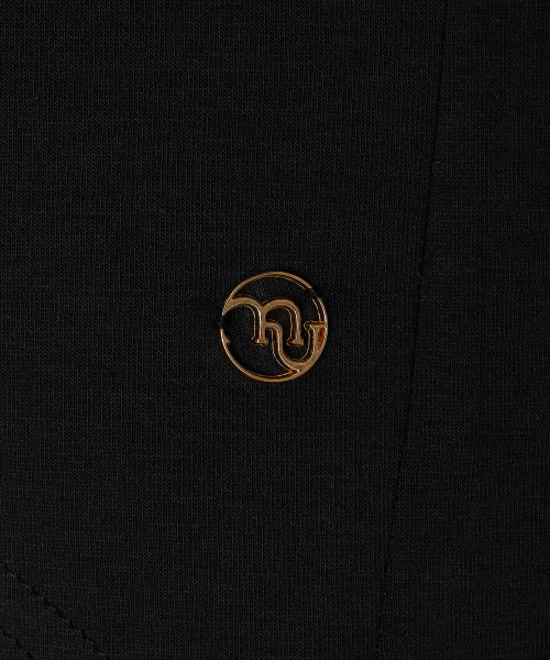 MAYVERU(メイバーユー)の「Batto boat Neck T-shirt _ Black(Tシャツ/カットソー・レディース・その他・FREE)」の3枚目の写真
