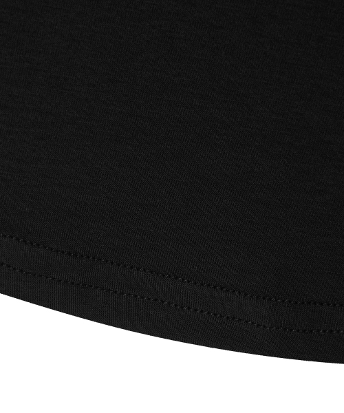 MAYVERU(メイバーユー)の「Batto boat Neck T-shirt _ Black(Tシャツ/カットソー・レディース・その他・FREE)」の2枚目の写真