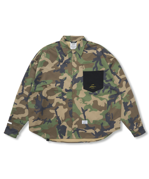 STIGMA(スティグマ)の「Twill Pocket Oversized Shirts Camouflage(シャツ/ブラウス・メンズ・その他・MEDIUM/LARGE)」の1枚目の写真