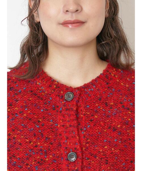 Samansa Mos2（サマンサ モスモス）の「ぽこぽこヤーン前後2WAYニット（ニット/セーター・レディース・ネイビー/レッド/ベージュ・F）」の16枚目の写真