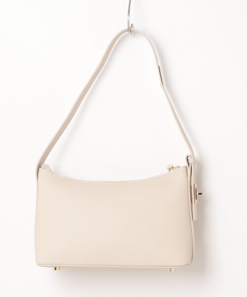 NiiNa（ニーナ）の「【 NiiNa / ニーナ 】高品質牛革ソフトレザーショルダーバッグ（ショルダーバッグ・レディース・パープル/ブラック/ホワイト・FREE）」の4枚目の写真