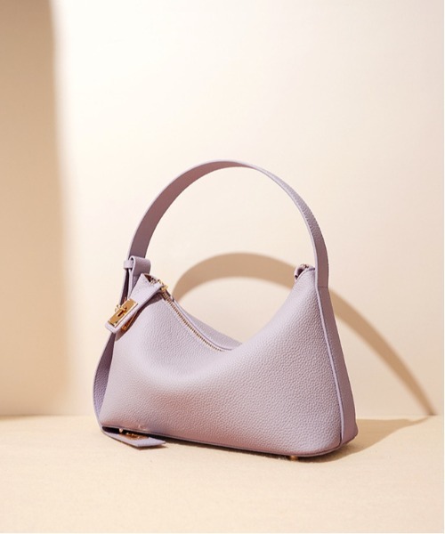 NiiNa（ニーナ）の「【 NiiNa / ニーナ 】高品質牛革ソフトレザーショルダーバッグ（ショルダーバッグ・レディース・パープル/ブラック/ホワイト・FREE）」の15枚目の写真