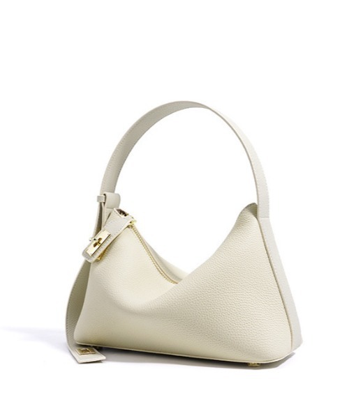 NiiNa（ニーナ）の「【 NiiNa / ニーナ 】高品質牛革ソフトレザーショルダーバッグ（ショルダーバッグ・レディース・パープル/ブラック/ホワイト・FREE）」の11枚目の写真