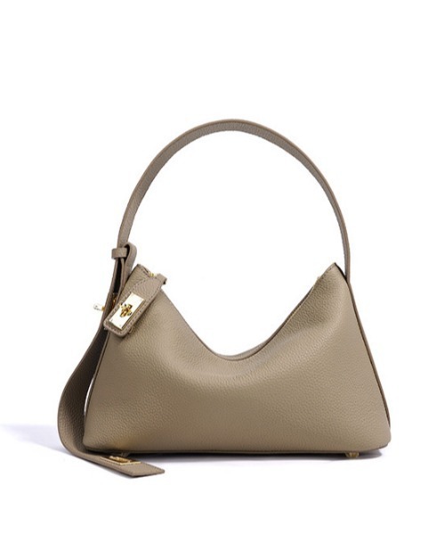 NiiNa（ニーナ）の「【 NiiNa / ニーナ 】高品質牛革ソフトレザーショルダーバッグ（ショルダーバッグ・レディース・パープル/ブラック/ホワイト・FREE）」の12枚目の写真