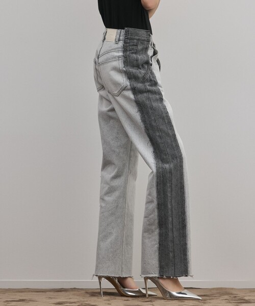 Diagram（ダイアグラム）の「リメイクフレアデニムパンツ（デニムパンツ・レディース・ブルー/ブラック・38/36）」の15枚目の写真