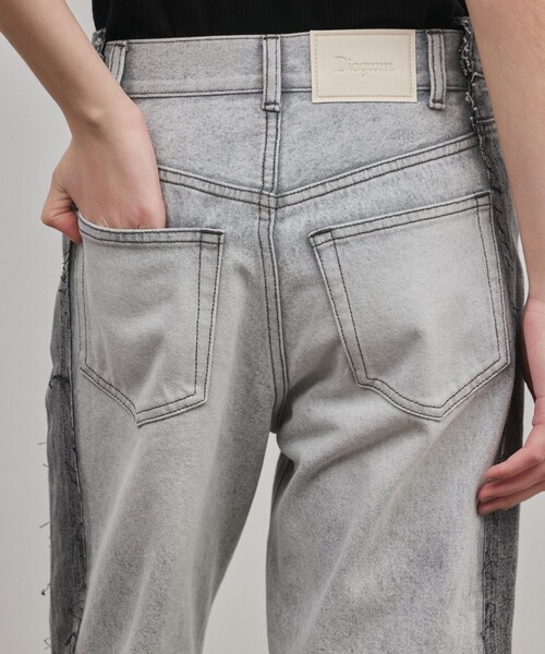 Diagram（ダイアグラム）の「リメイクフレアデニムパンツ（デニムパンツ・レディース・ブルー/ブラック・38/36）」の18枚目の写真