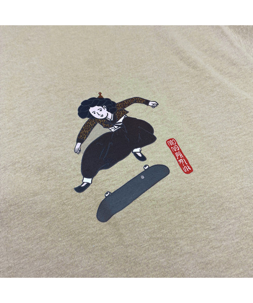 MONOPATIN(モノパティン)の「ジュモヒールフリップシャツ - サンド(Tシャツ/カットソー・レディース・その他・MEDIUM/LARGE)」の2枚目の写真