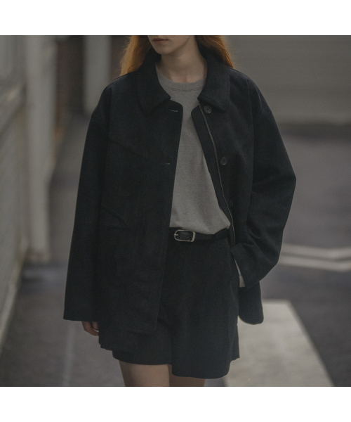 KNOWNBETTER（ノウンベター）の「Overfit field suede jacket [KNFW03JK01]_[2color]（その他アウター・レディース・その他・FREE）」の3枚目の写真