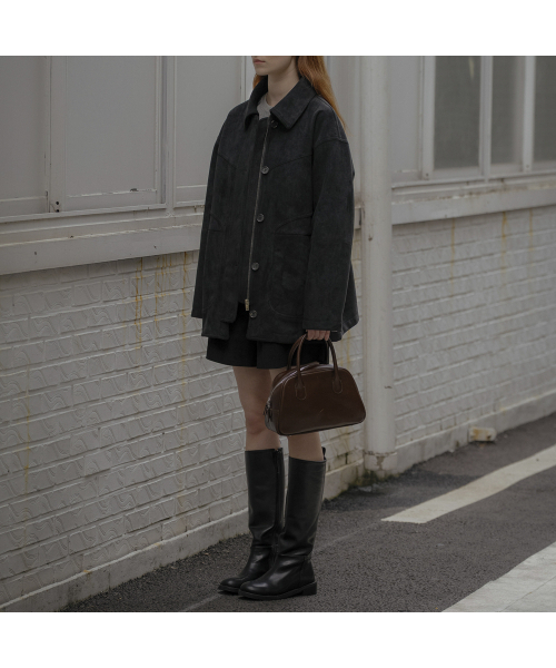 KNOWNBETTER（ノウンベター）の「Overfit field suede jacket [KNFW03JK01]_[2color]（その他アウター・レディース・その他・FREE）」の5枚目の写真