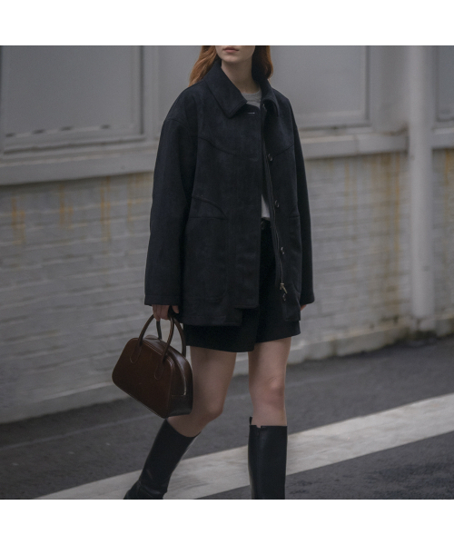 KNOWNBETTER（ノウンベター）の「Overfit field suede jacket [KNFW03JK01]_[2color]（その他アウター・レディース・その他・FREE）」の7枚目の写真